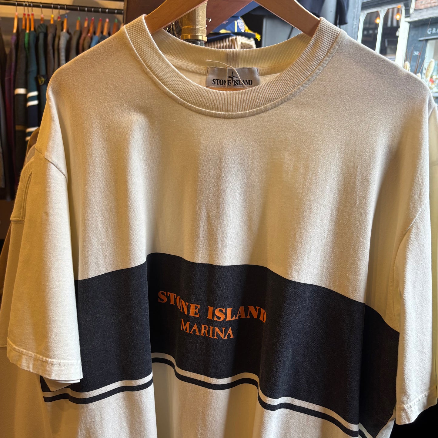 Stone Island Marina Block T-Shirt White (XXL)