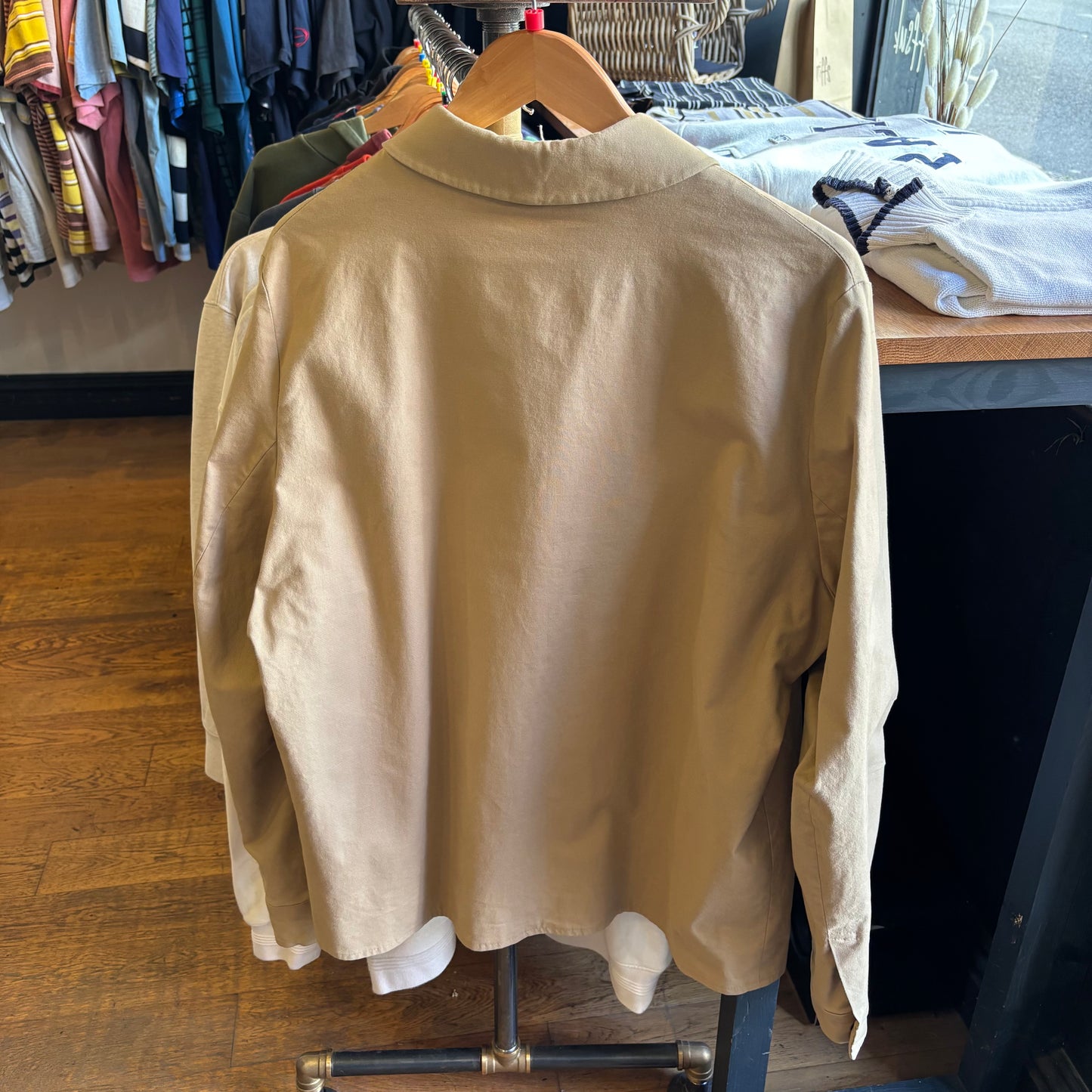Burberry Zip Harrington Jacket Beige (Large)