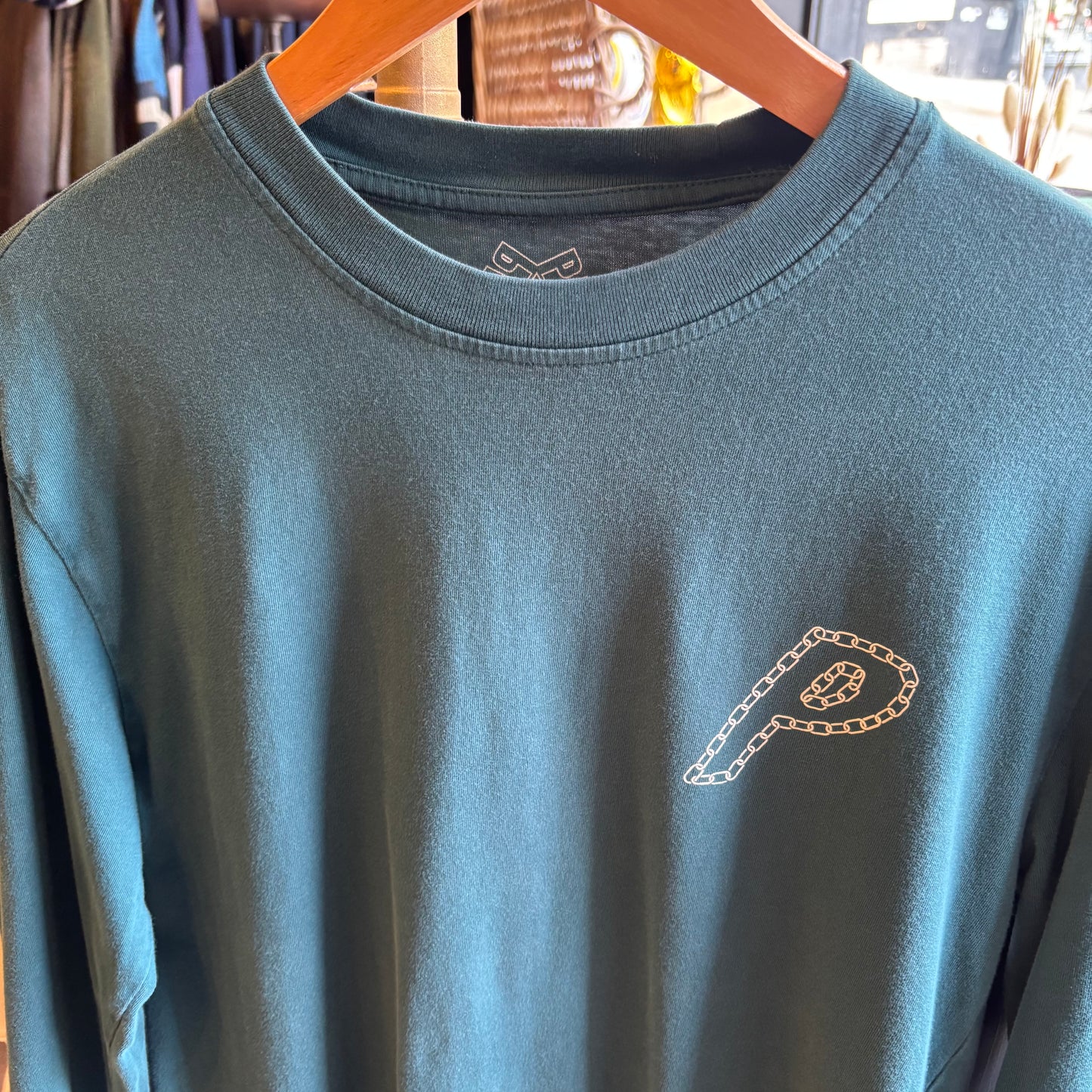 Palace FW19 P Link Longsleeve T-Shirt Green (Small)