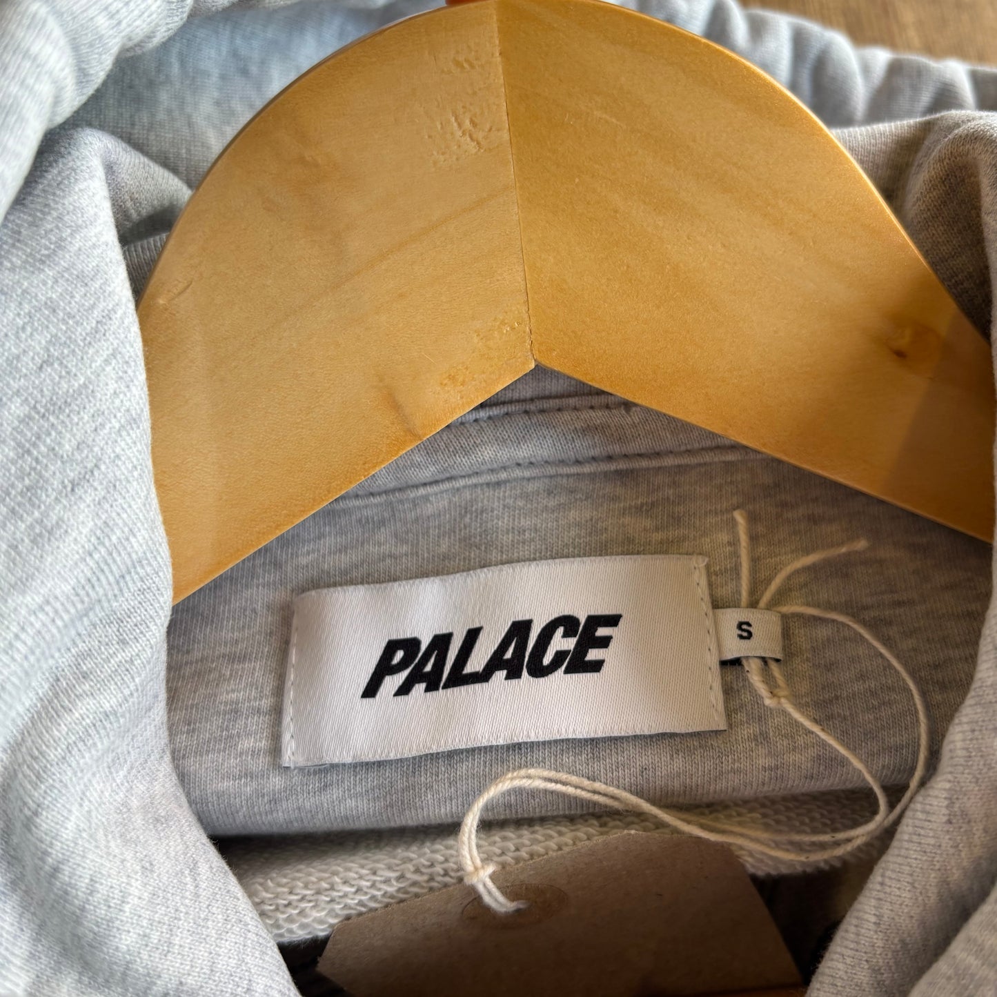 Palace FW23 P-3 Felt Hoodie Grey (Small)