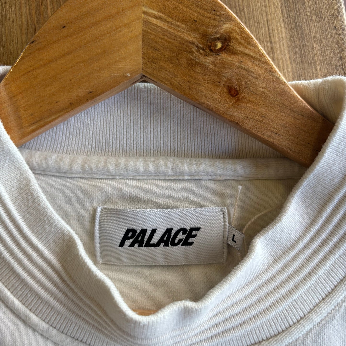 Palace SS19 Espirito Oversized Sweatshirt White (Large)