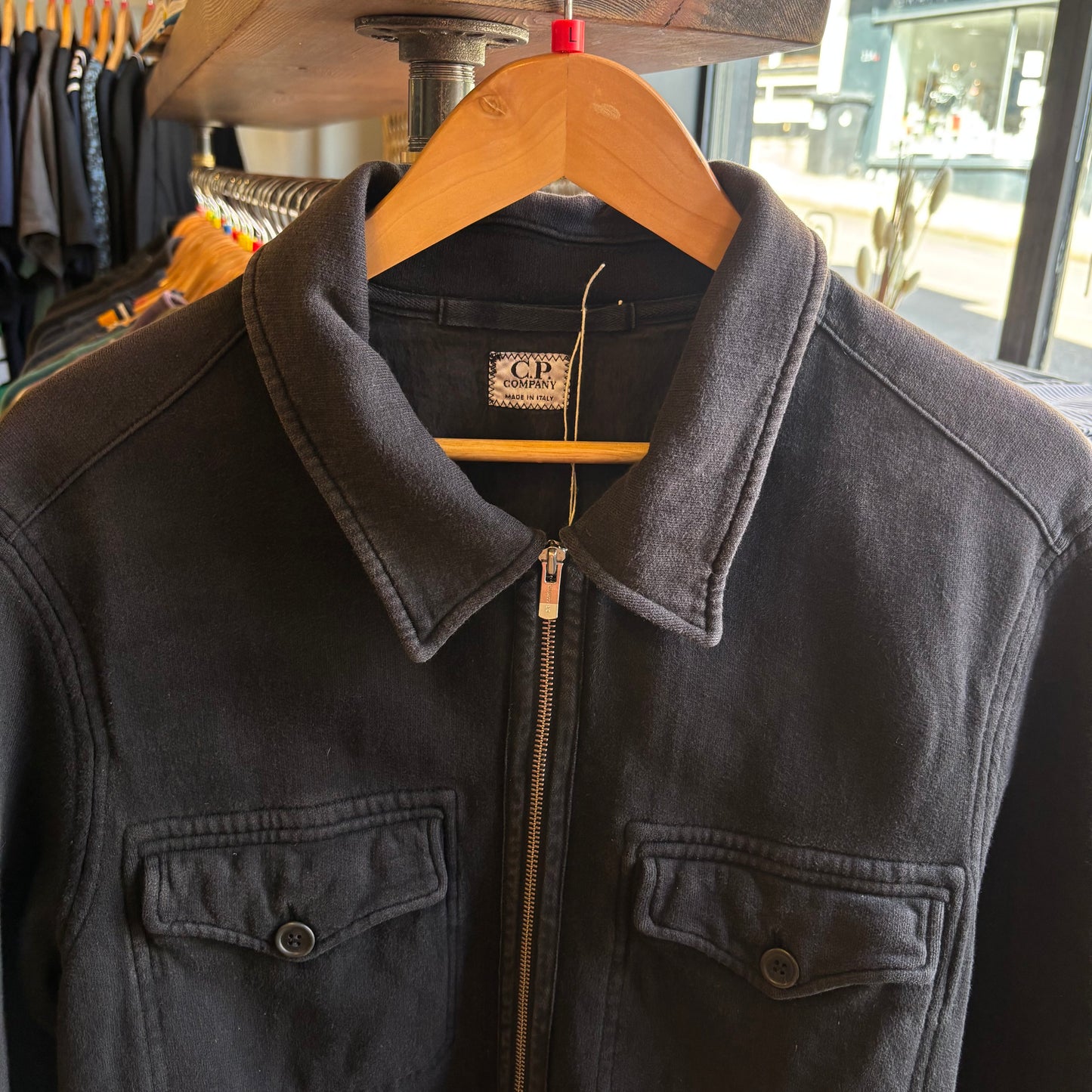 CP Company A/W 2005 Full Zip Jumper Black (Large)