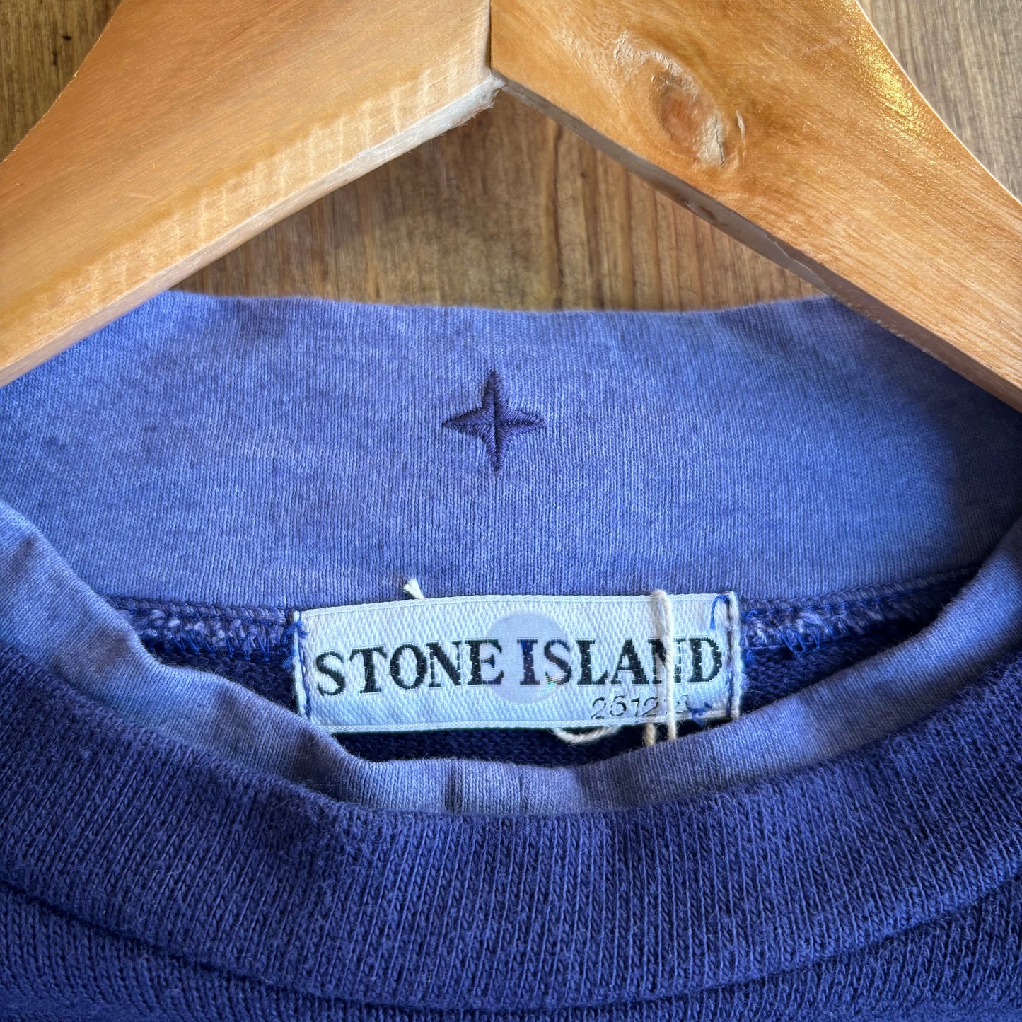 Stone Island S/S 2001 Two Tone Sweatshirt Blue (Large)