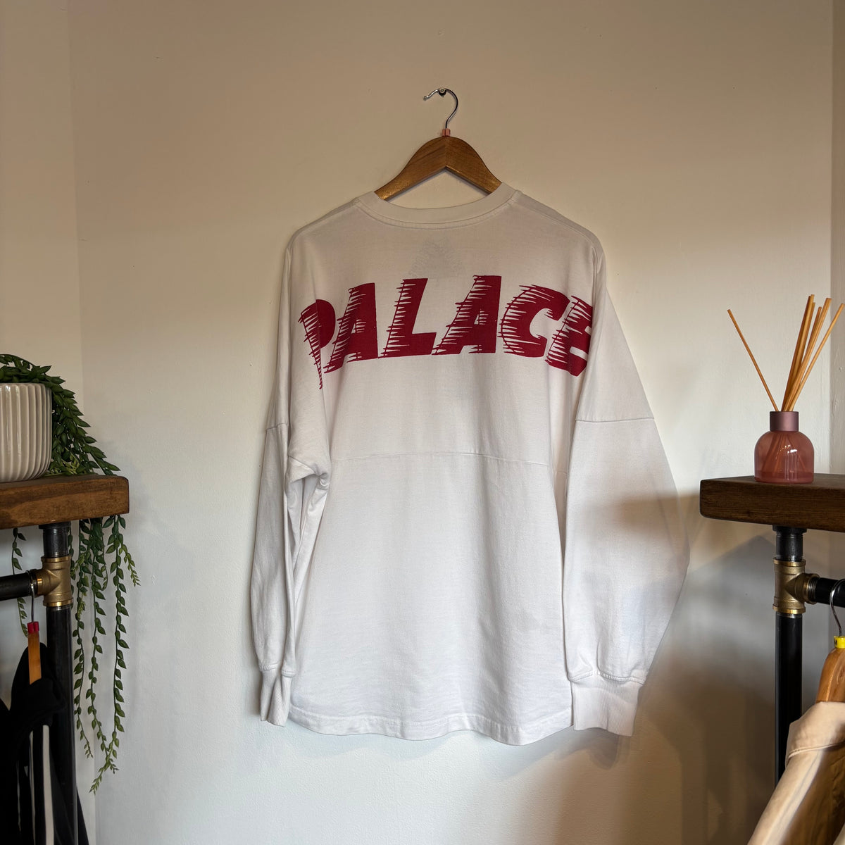 Palace SS16 Fast Heavyweight Longsleeve T-Shirt White (Large)