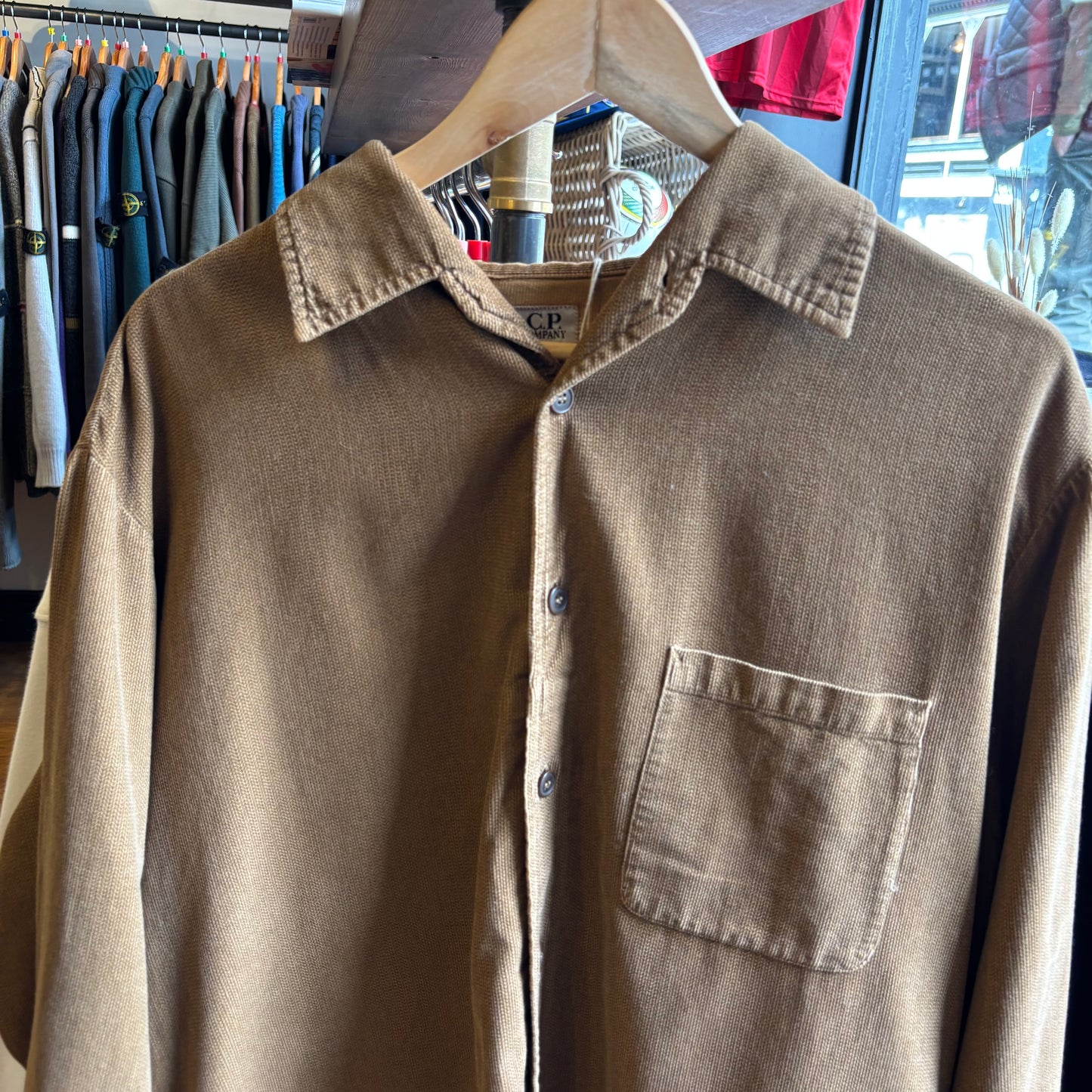 CP Company A/W 1997 Button Up Textured Shirt (XL)