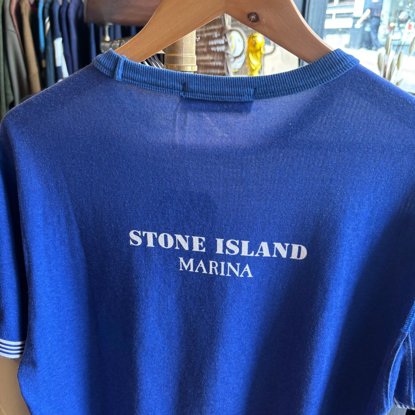 Stone Island S/S 2019 Marina Short Sleeve T-Shirt Blue (Medium)