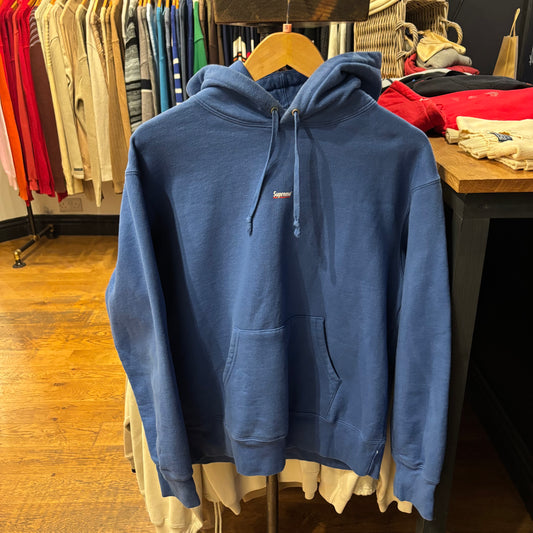 Supreme FW22 Underline Hoodie Blue (Small)
