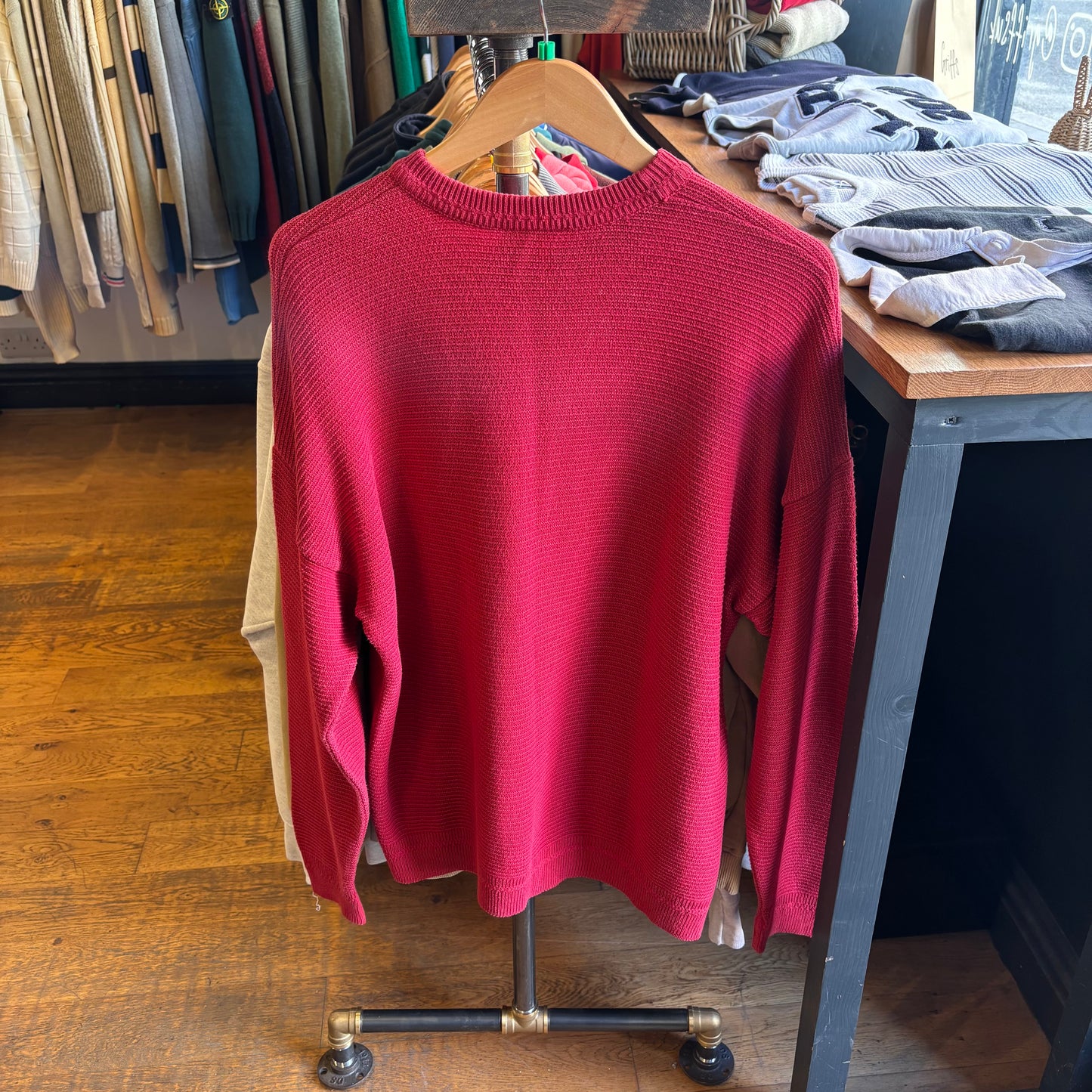 Lacoste Pullover Knit Jumper Red (XL)