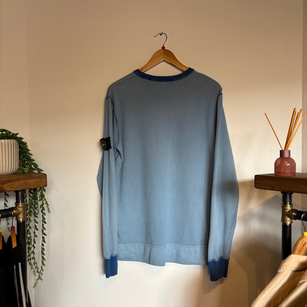 Stone Island S/S 2011 Lightweight Sweatshirt Light Blue (Large)