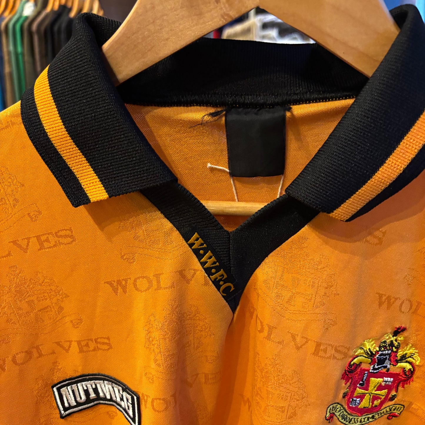 Wolverhampton Wanderers Nutmeg 1994/96 Home Shirt (Medium)