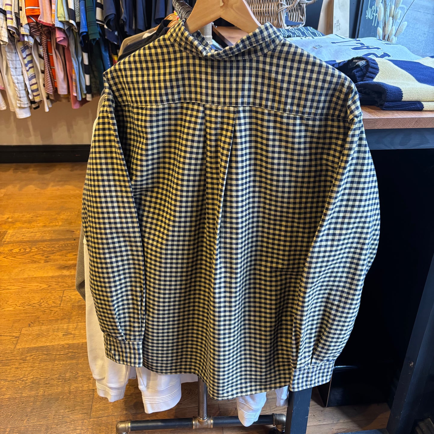 CP Company A/W 1994 Plaid Button Shirt Yellow/ Black (Medium)