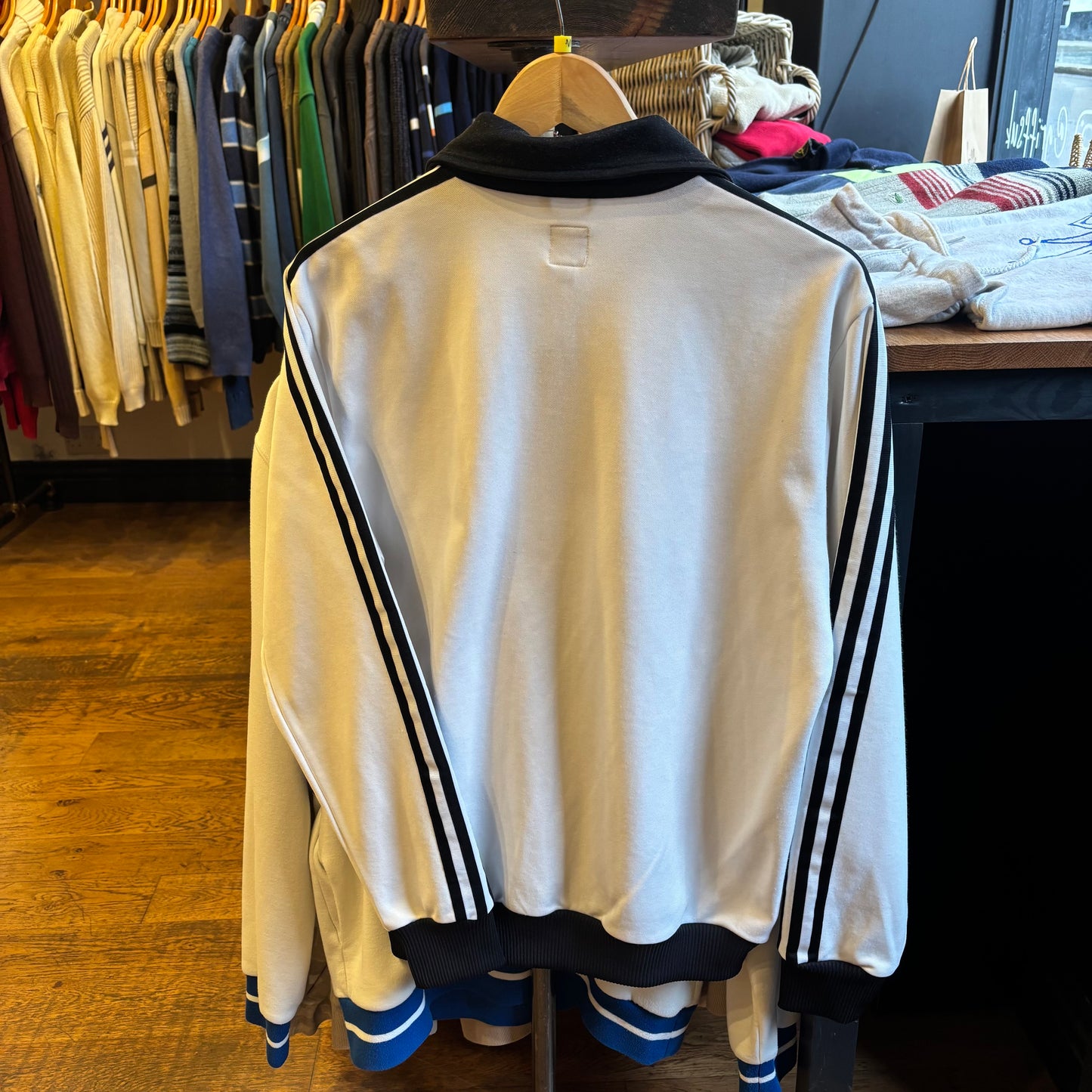 Adidas Anniversary Zip Up Track Jacket White (Medium)