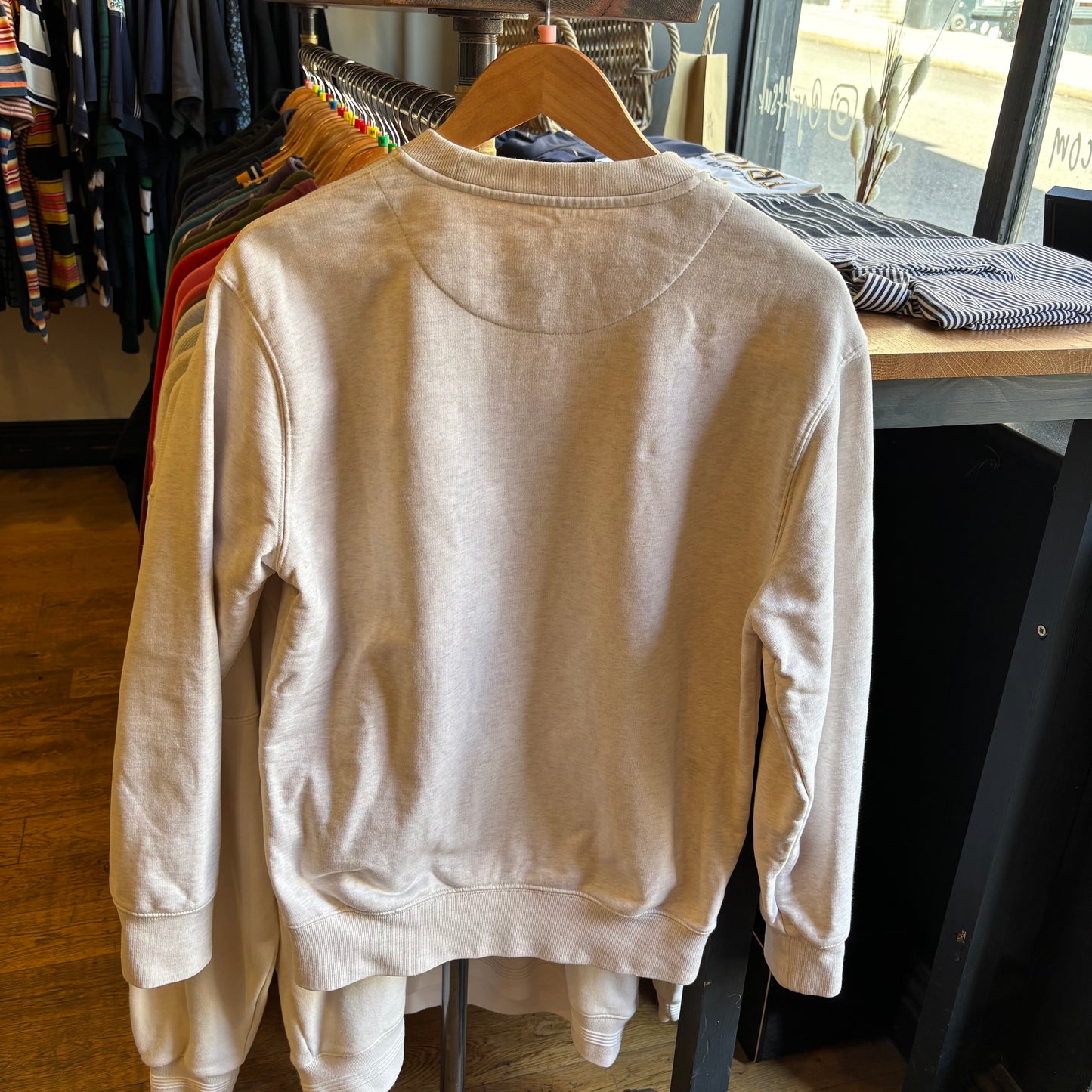 Palace SS19 Sofa Crew Sweatshirt Oatmeal (Small)