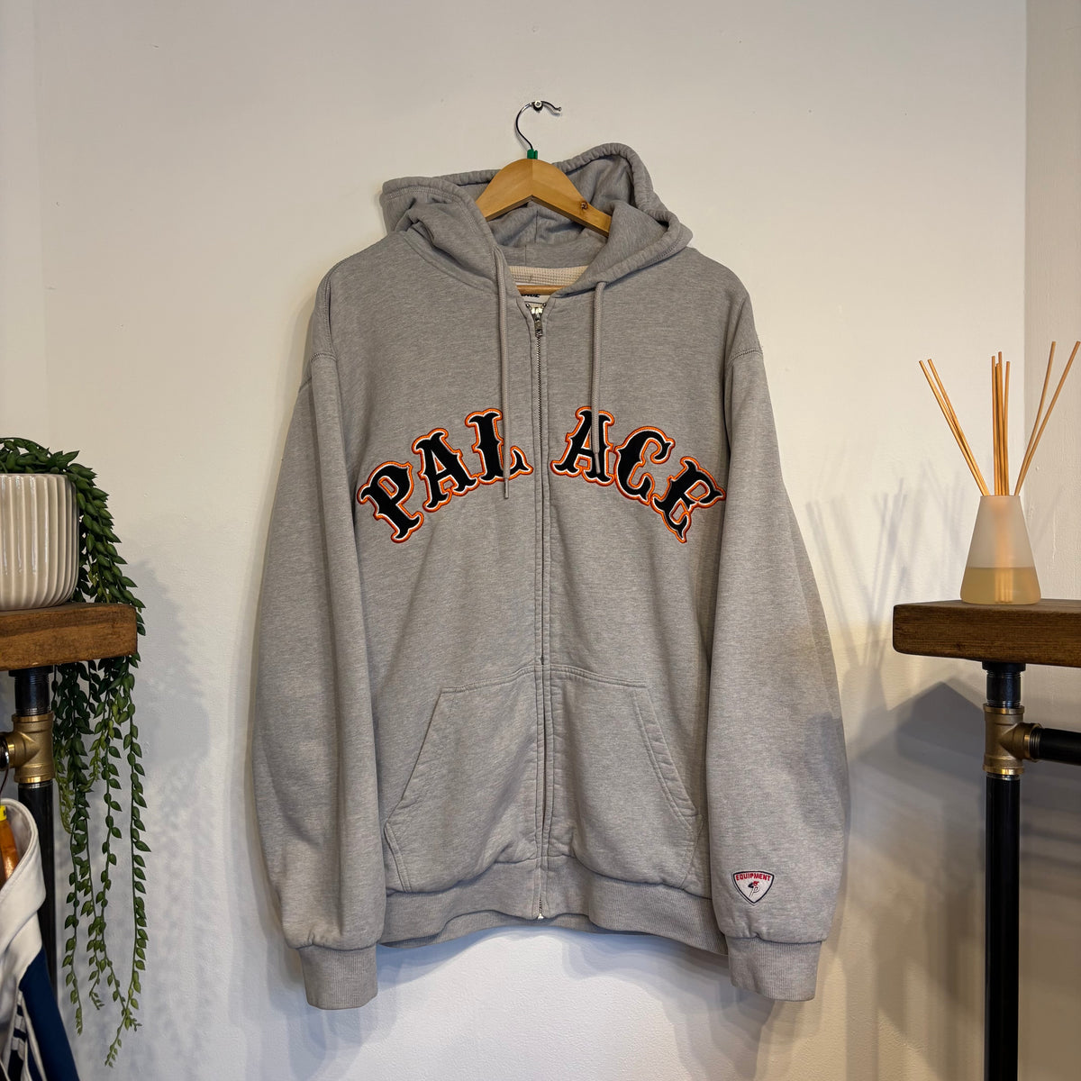 Palace SS22 Arch Zip Hoodie Grey (XL)