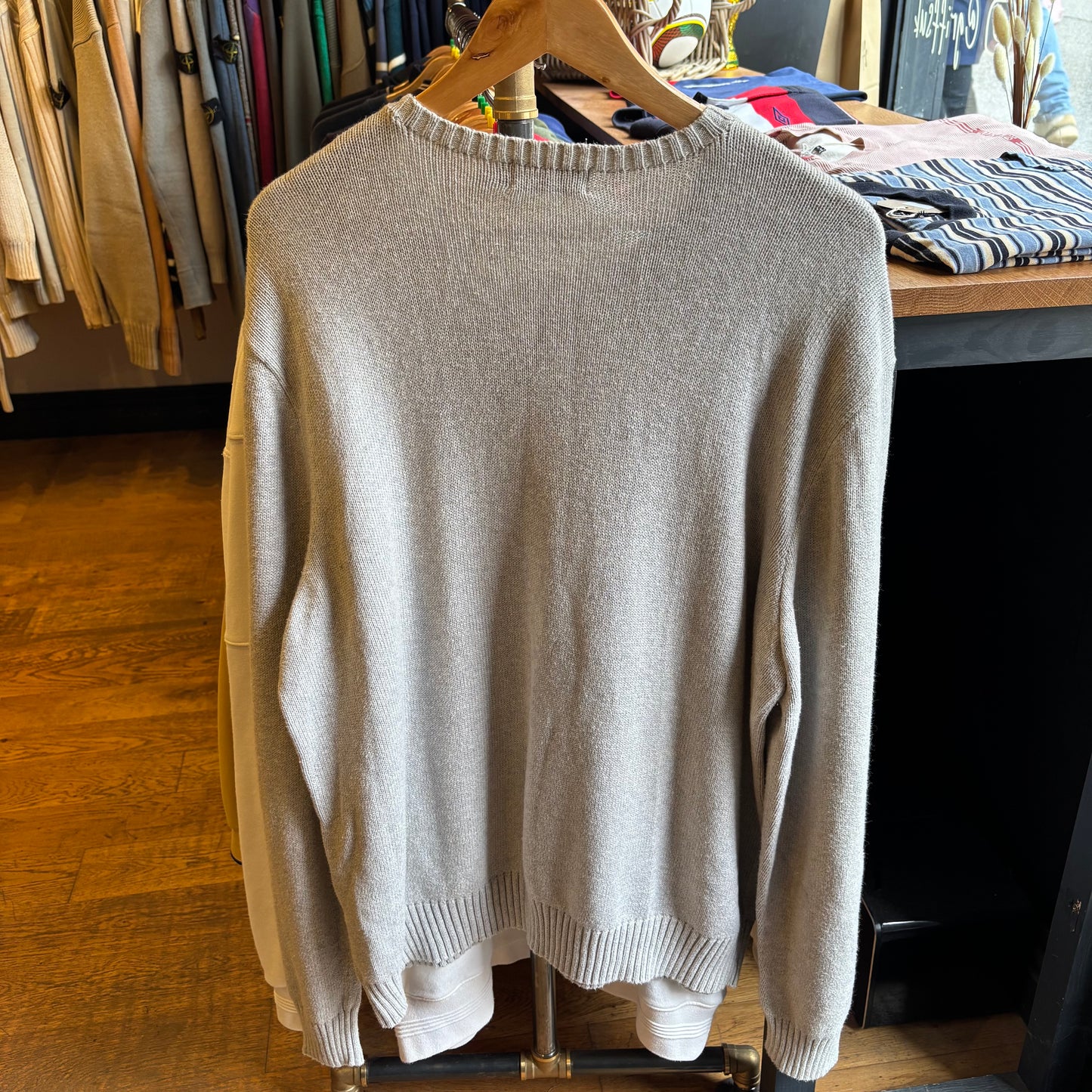 Ralph Lauren Pullover Knit Jumper Grey (XL)