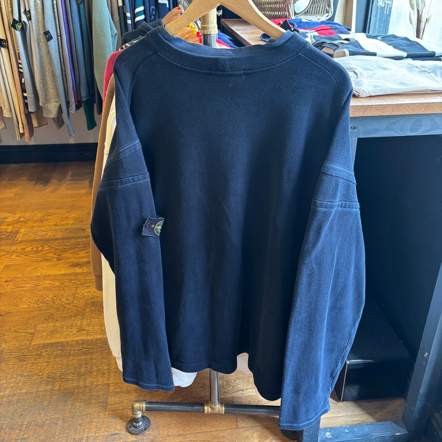 Stone Island S/S 2001 Sweatshirt Navy (XXL)