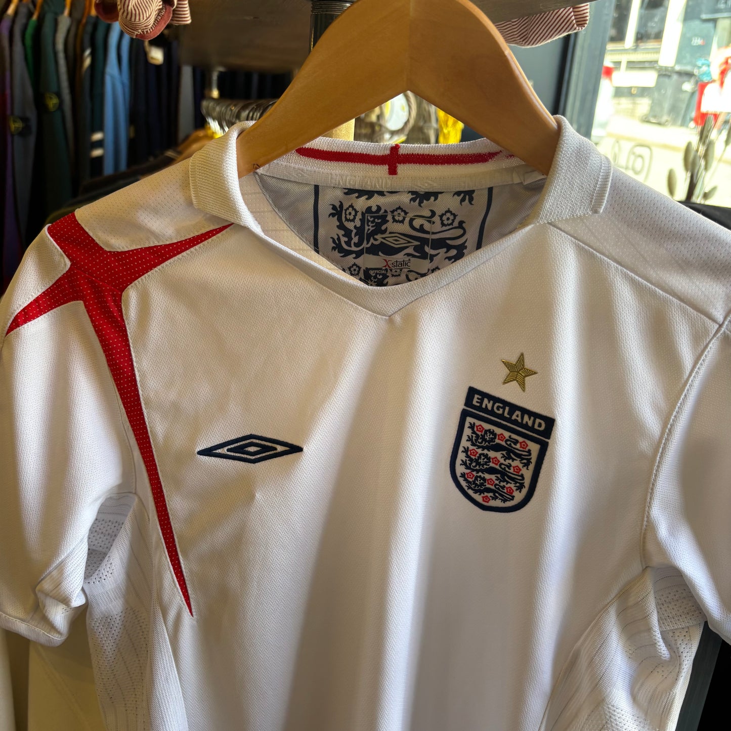 England Umbro 2005/07 Home Shirt White (XS)