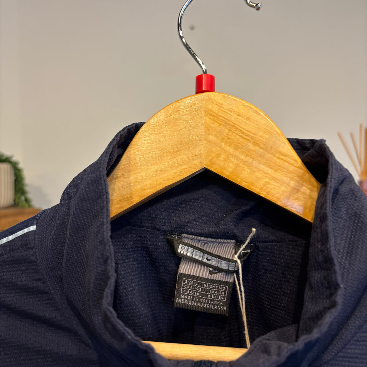 Nike T90 Zip Track Jacket Navy (Large)