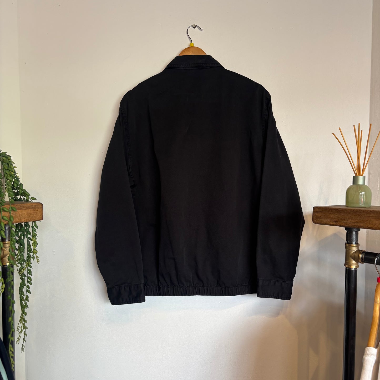 Ralph Lauren Harrington Zip Up Jacket Black (Medium)