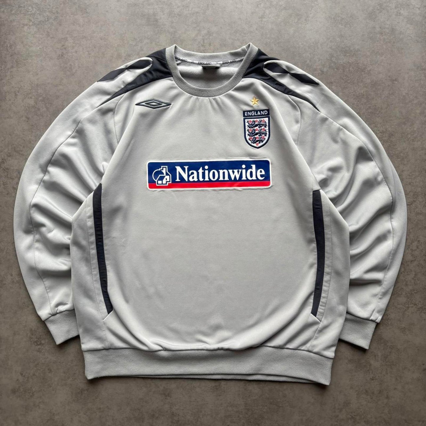 England Sweatshirt 2007-09 Training Grey (XL)