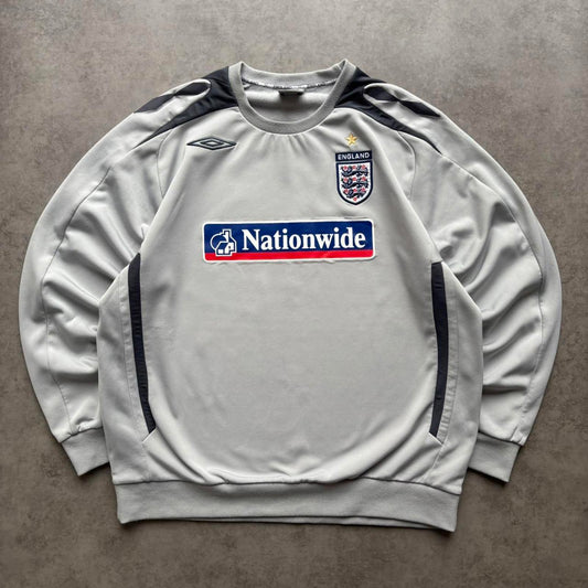 England Sweatshirt 2007-09 Training Grey (XL)
