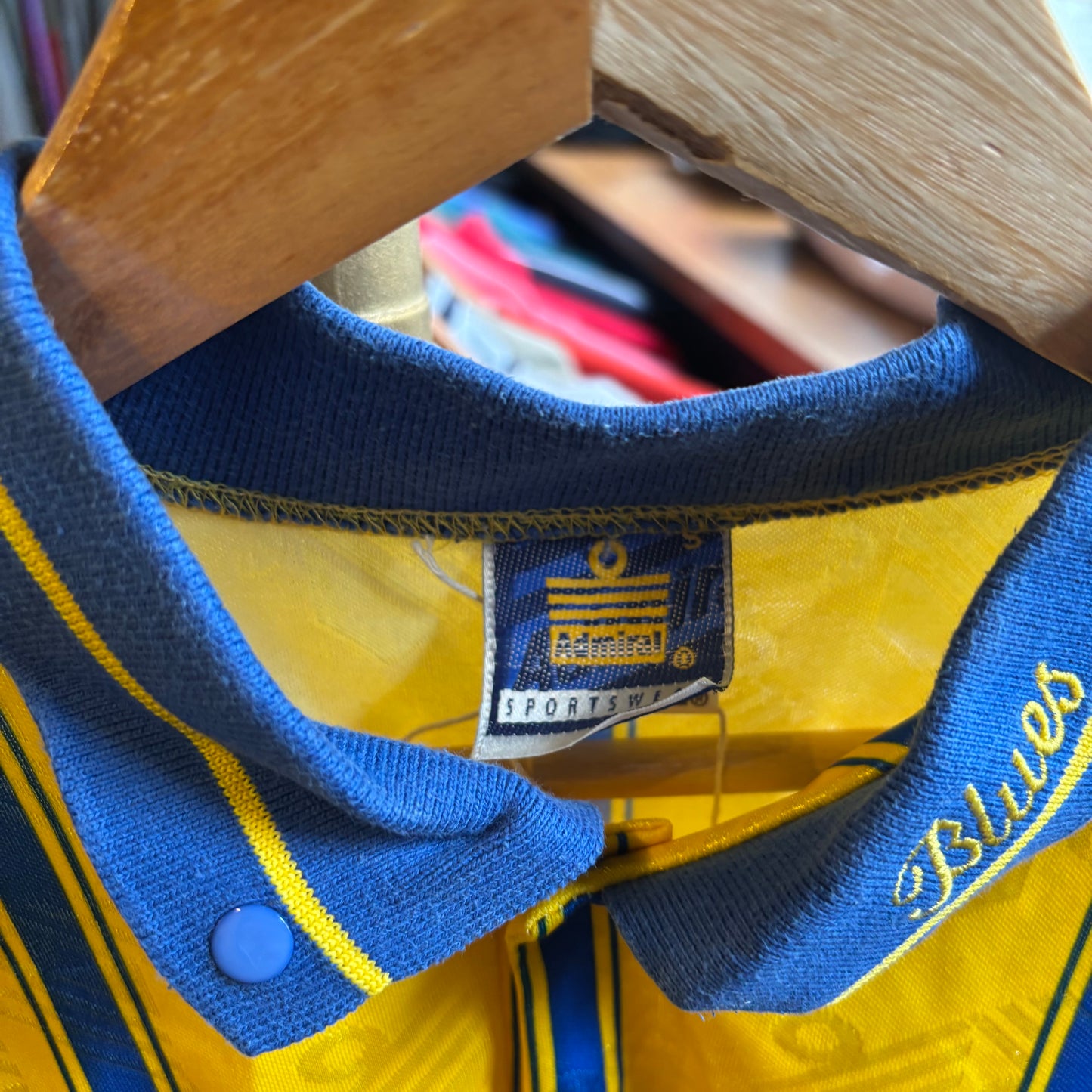 Birmingham City Admiral 1993/94 Away Shirt Yellow (Small)