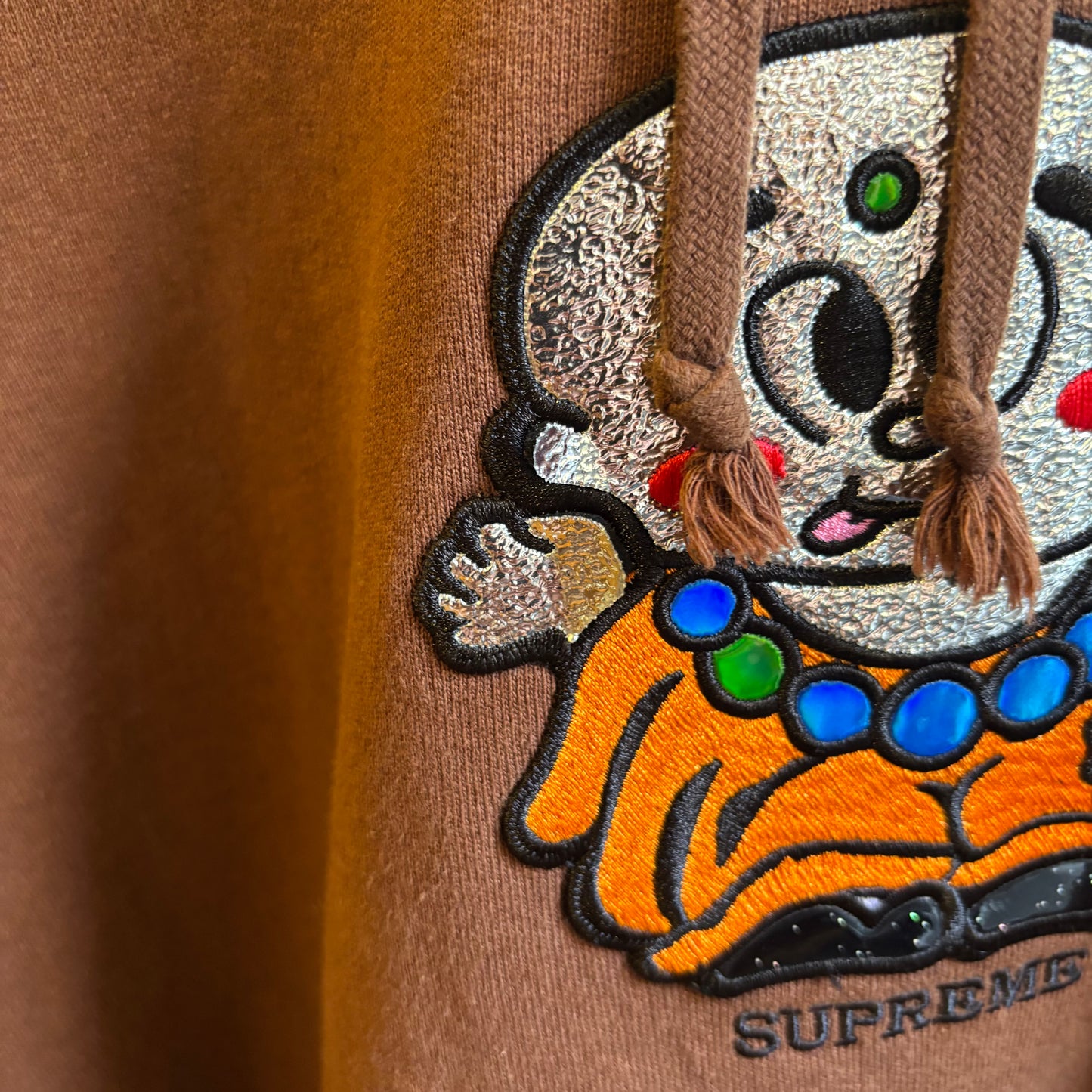 Supreme SS23 AOI Buddha Hoodie Brown (Medium)
