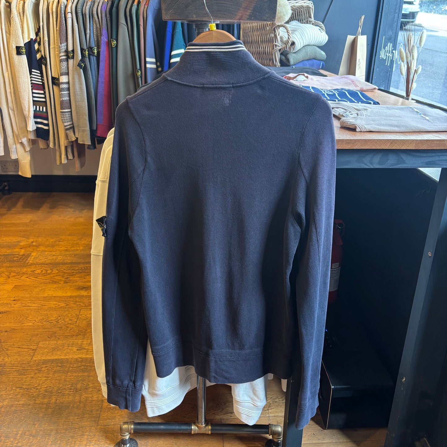 Stone Island S/S 2007 Full Zip Jumper Navy (Medium)