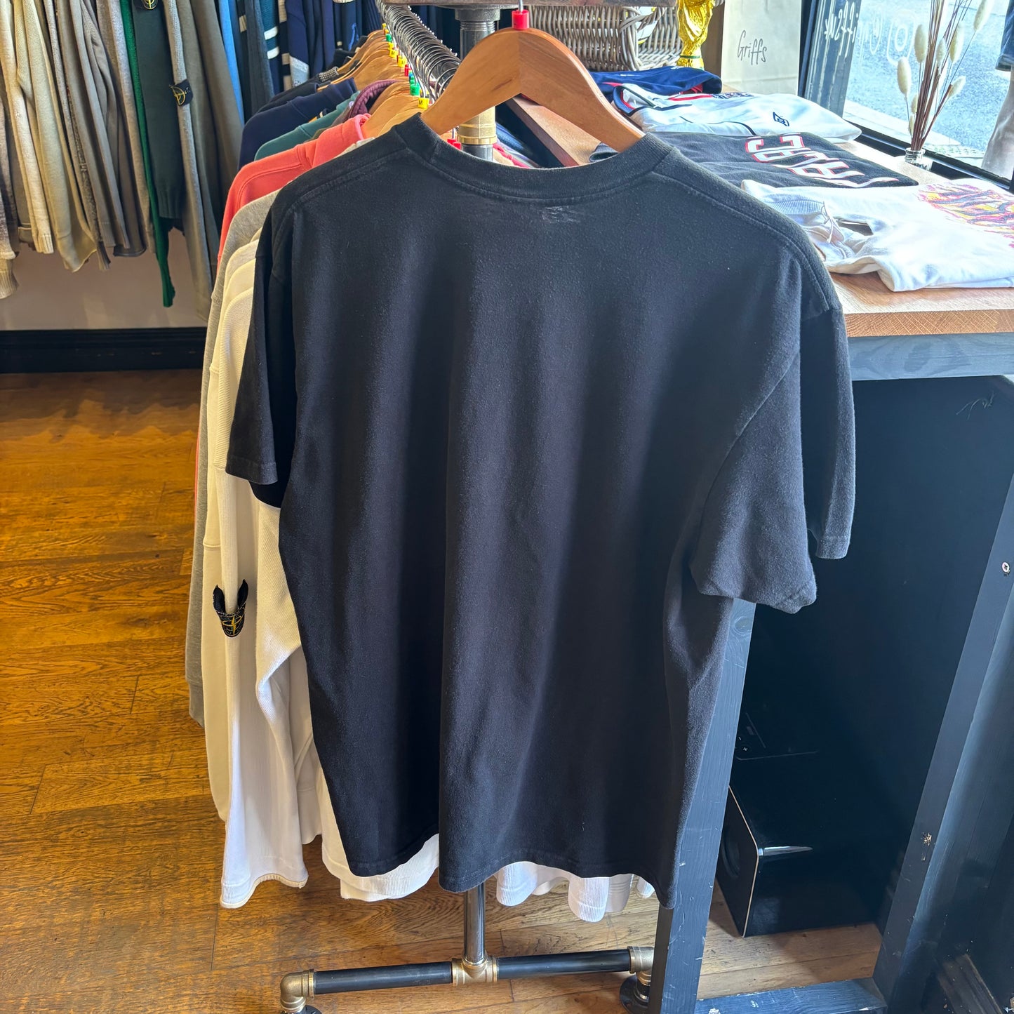 Supreme FW18 Liquid Print T-Shirt Black (Large)