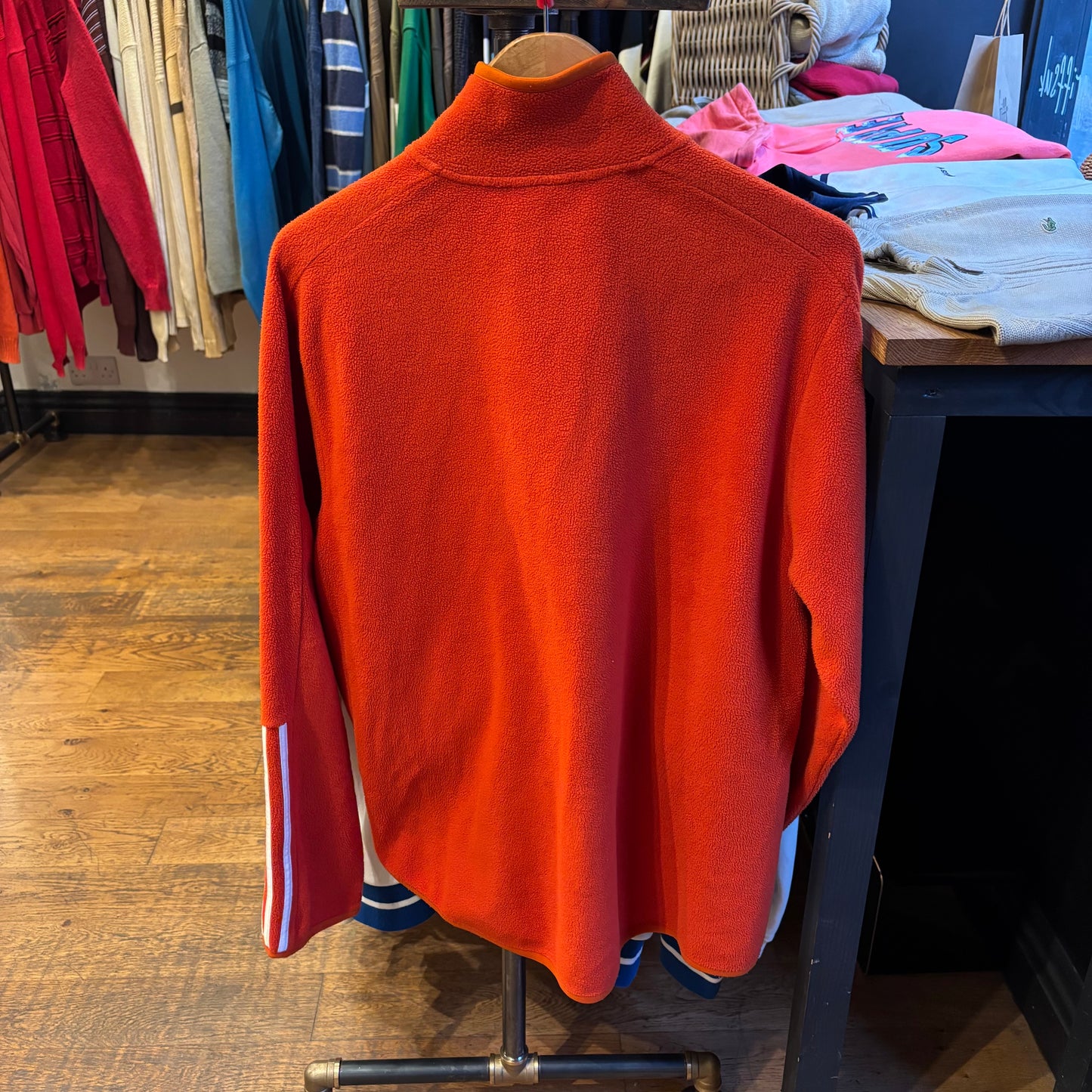 Adidas Beijing Olympics 2008 Full Zip Fleece Orange (Large)