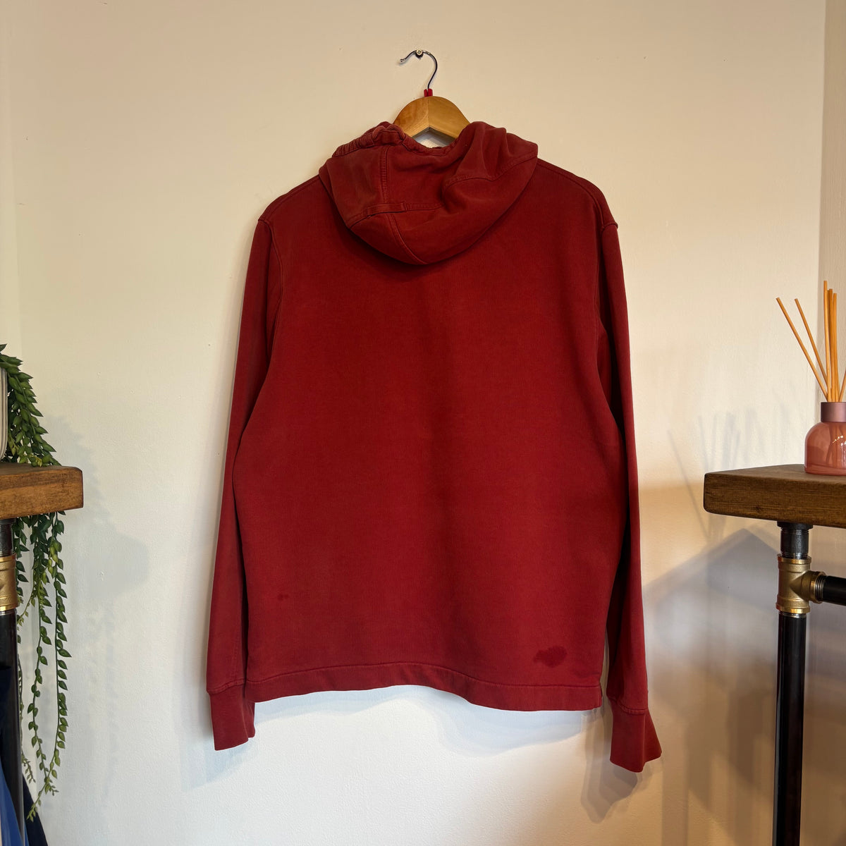 CP Company Button Hoodie Red (Large)