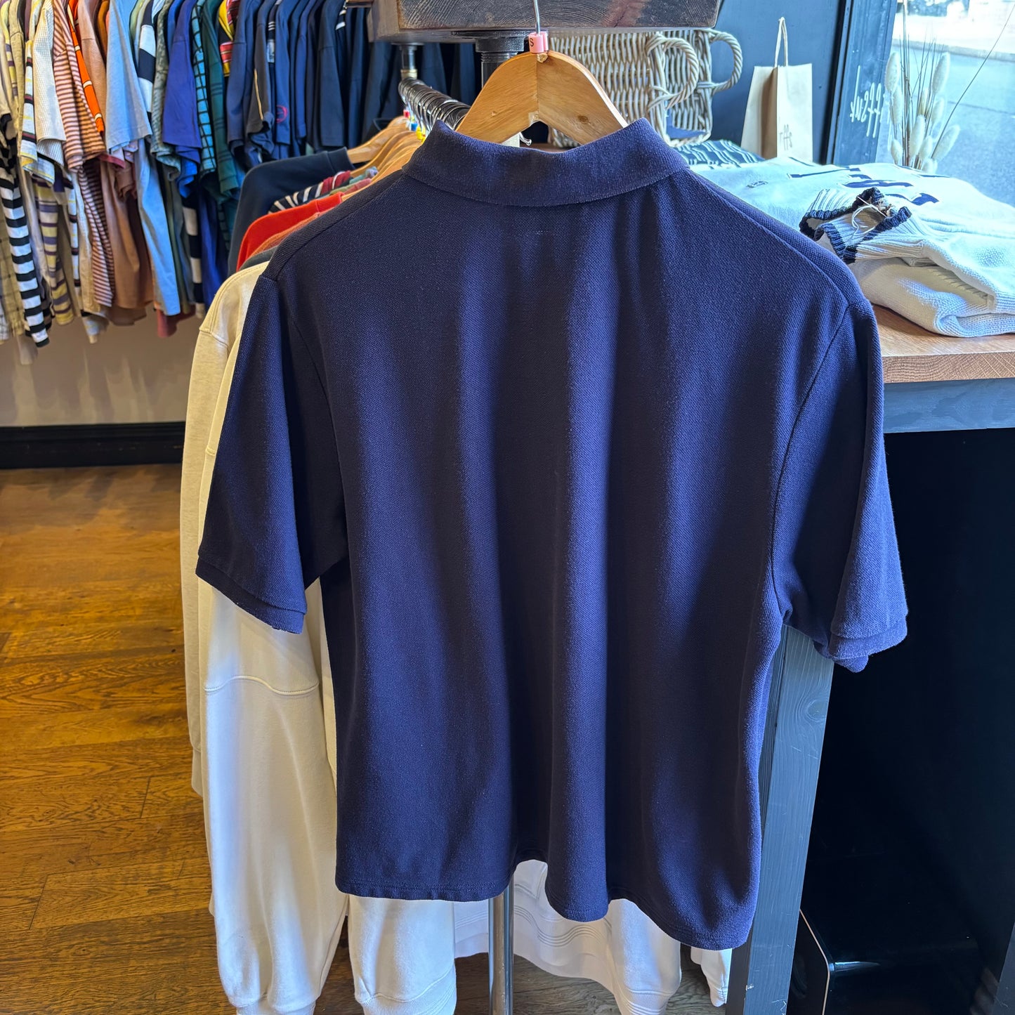 Yves Saint Laurent Polo Shirt Navy (Small)