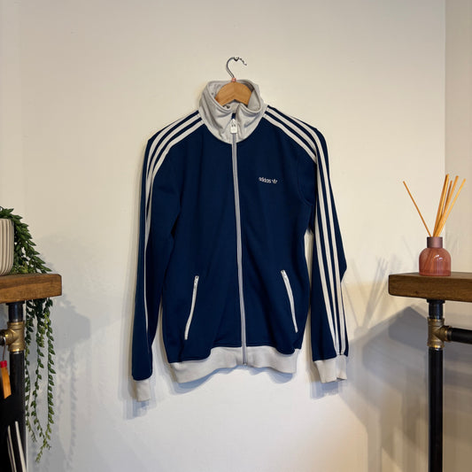 Adidas Zip Track Jacket Navy (Small)