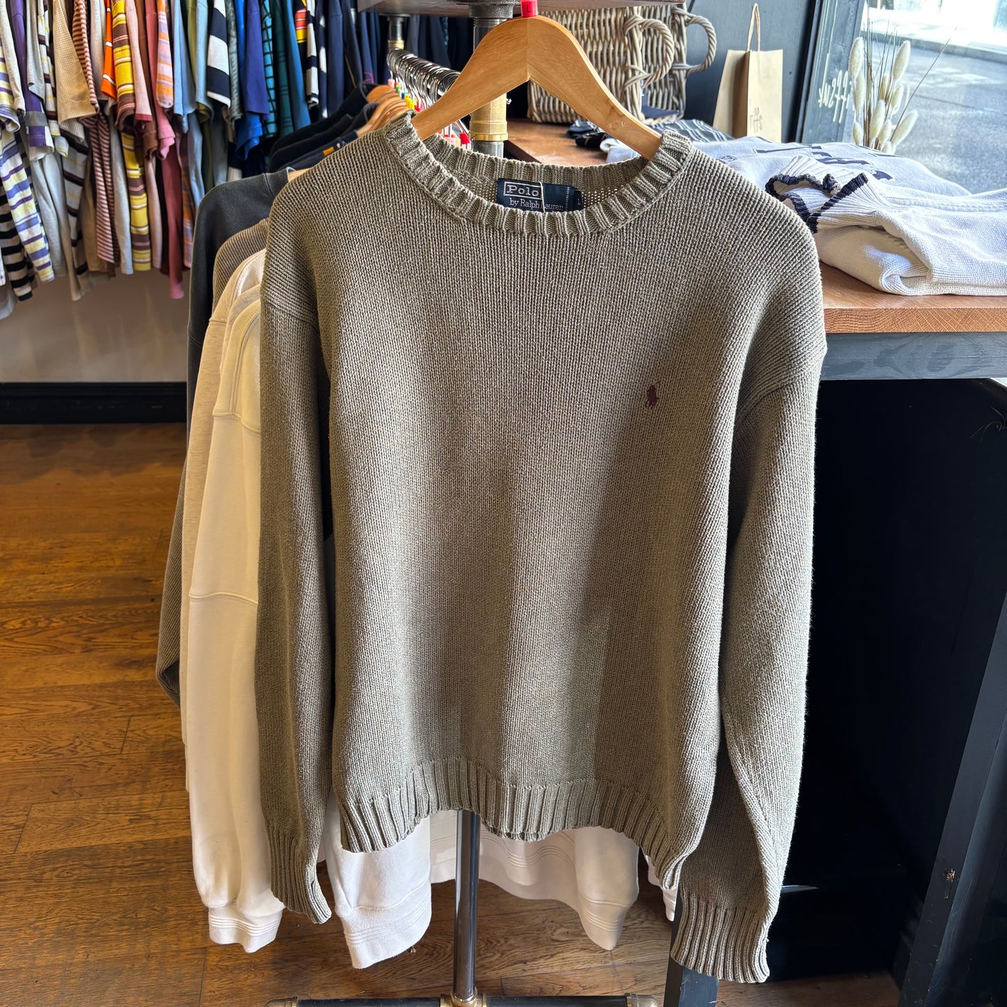 Ralph Lauren Pullover Knit Jumper Green (Large)