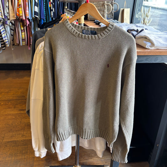 Ralph Lauren Pullover Knit Jumper Green (Large)