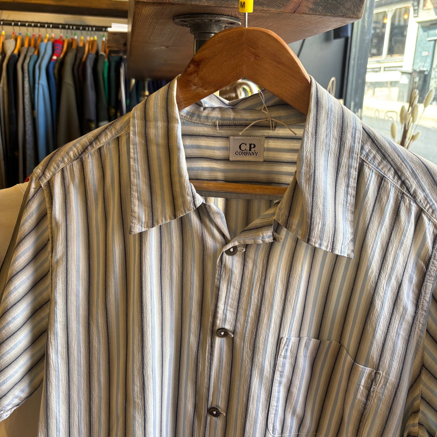 CP Company S/S 2003 Horizontal Multi Stripe Shirt (Medium)