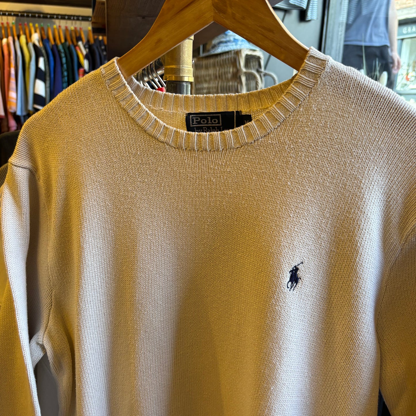 Ralph Lauren Pullover Knit Jumper Cream (Medium)