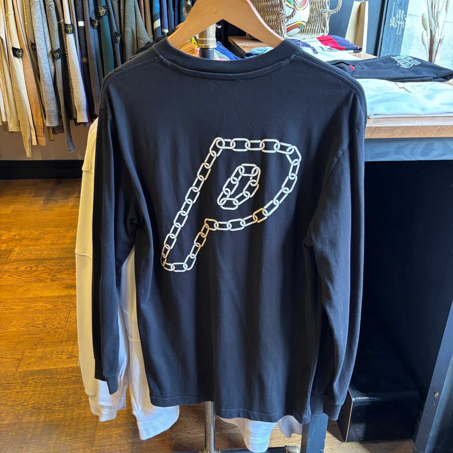 Palace FW18 P Link Longsleeve T-Shirt Black (Medium)