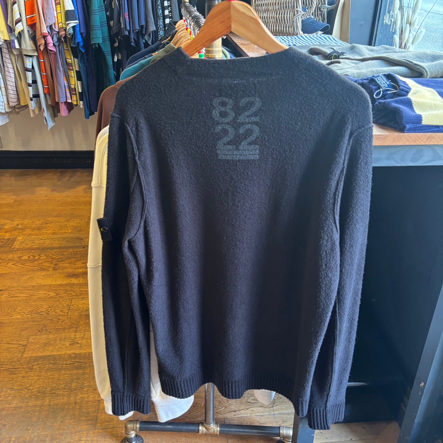 Stone Island A/W 2022 40th Anniversary Knit Black (Large)