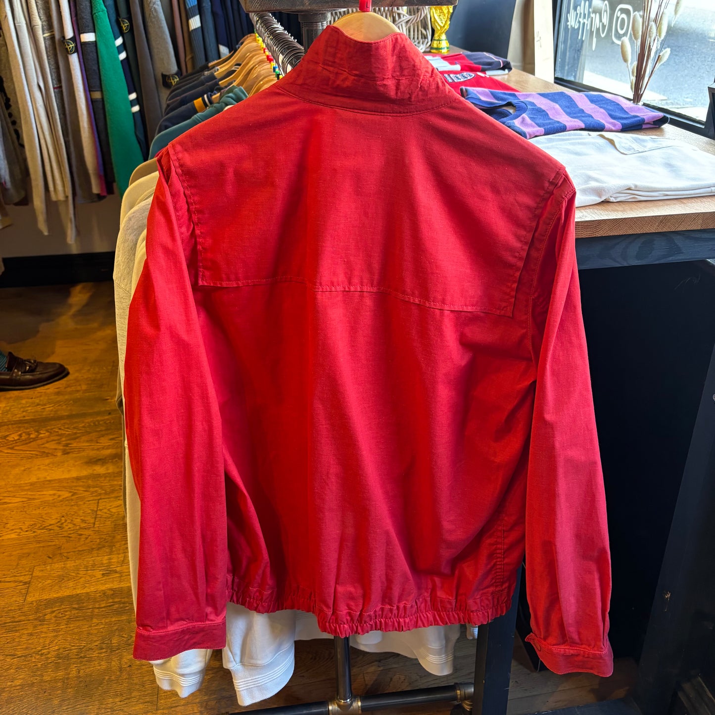Levi's 80s Zip Up Blouson Jacket Red (Large)