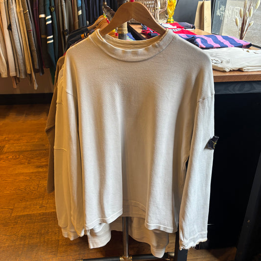 Stone Island S/S 2002 Pullover Sweatshirt White (Large)