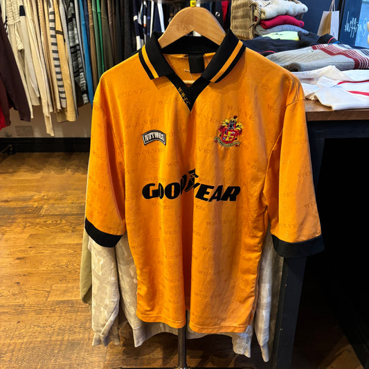Wolverhampton Wanderers Nutmeg 1994/96 Home Shirt (Medium)