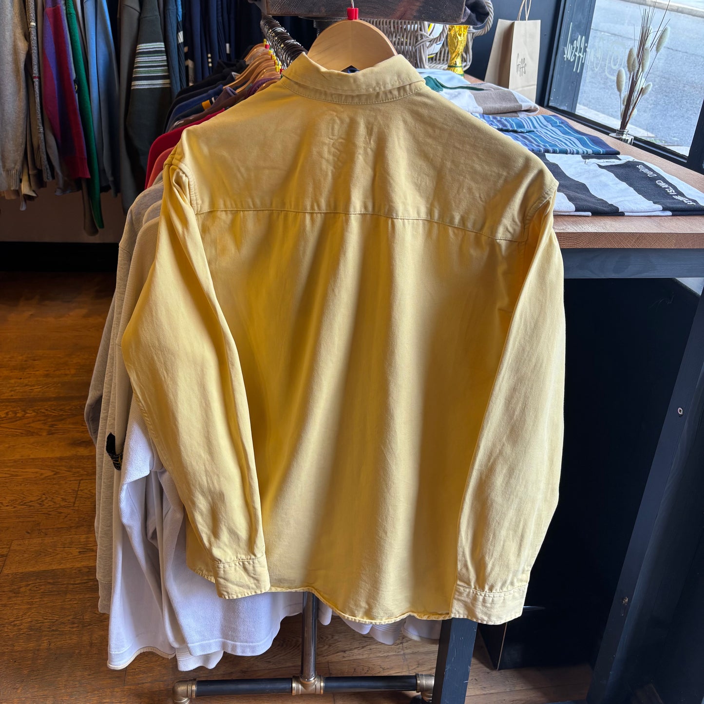 Ralph Lauren Longsleeve Button Up Shirt Yellow (Large)