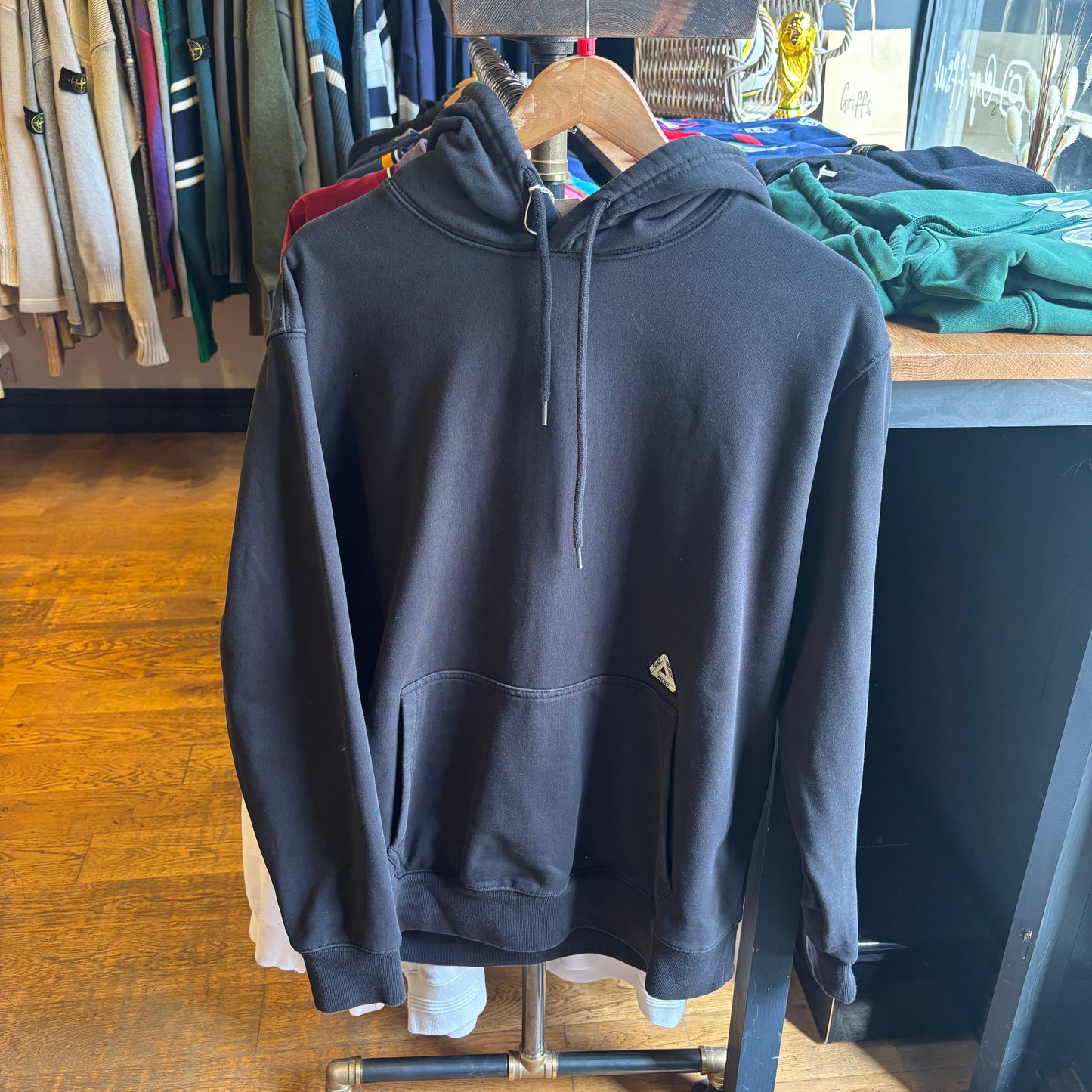 Palace Sofar Oversized Hoodie Black (Large)