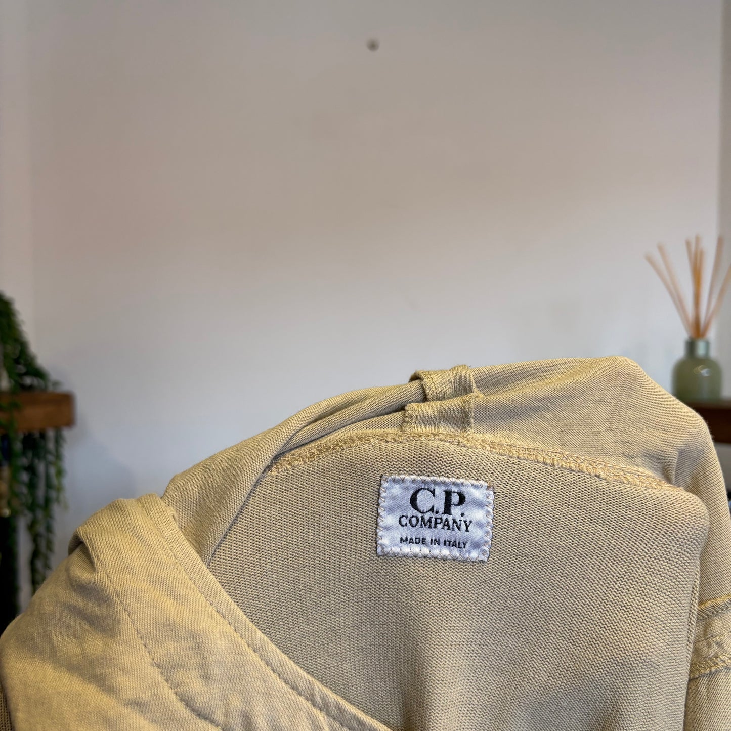 CP Company S/S 2005 Knit Hoodie Beige (Medium)