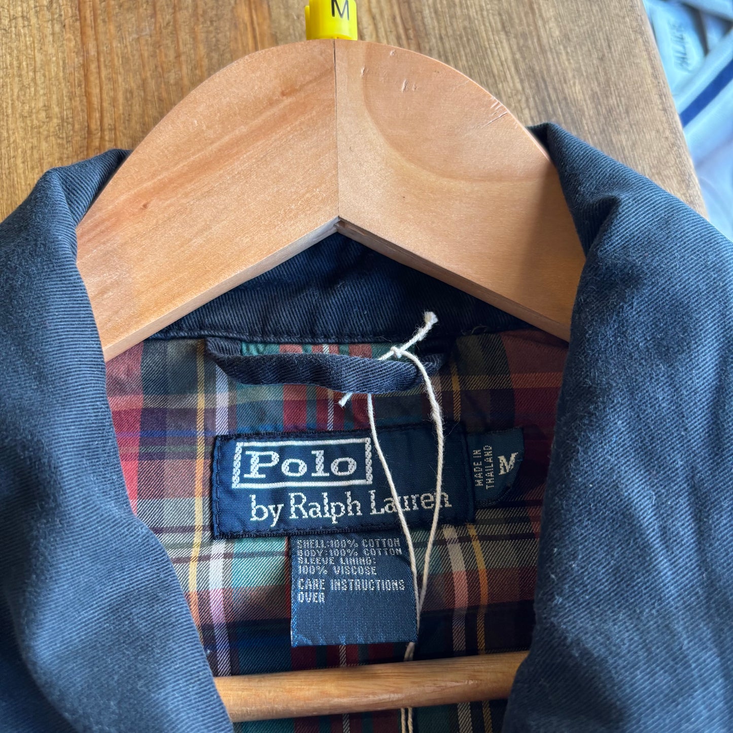 Ralph Lauren Harrington Zip Up Jacket Black (Medium)