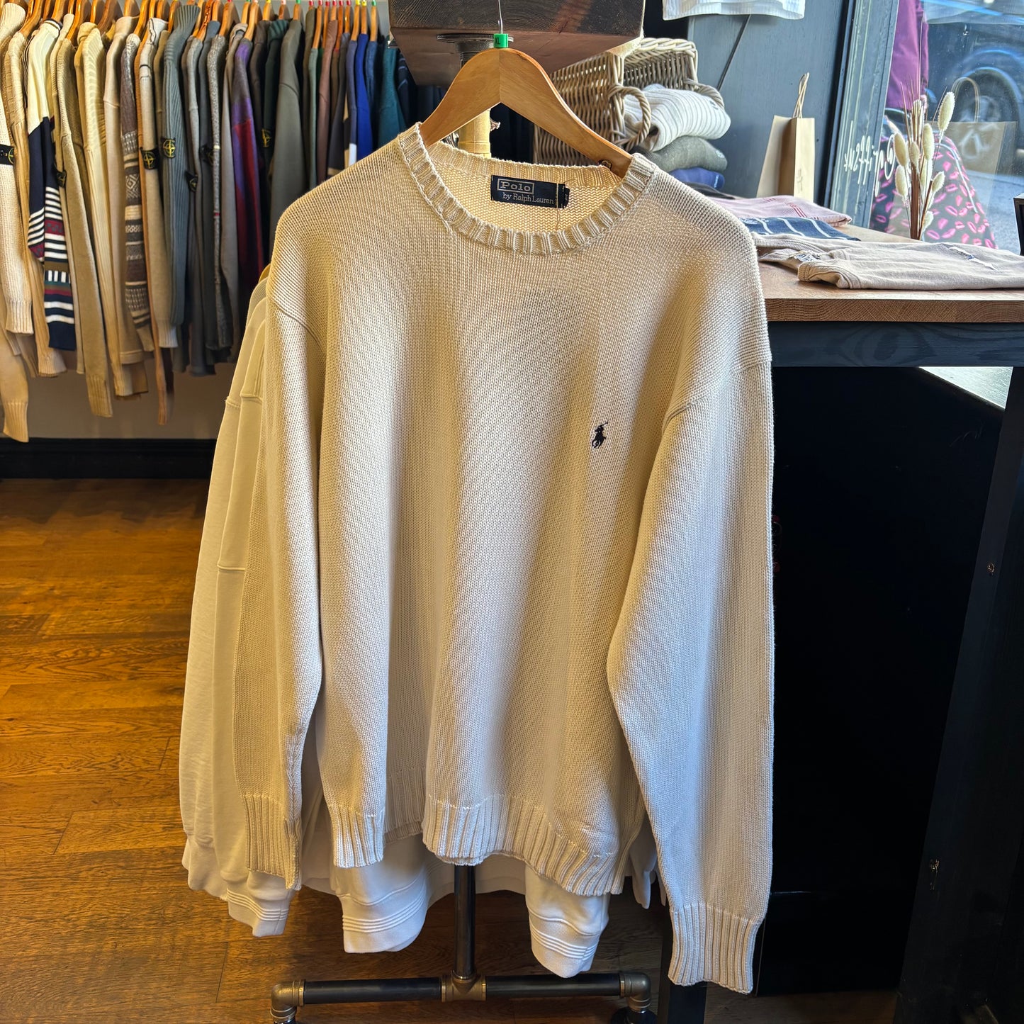 Ralph Lauren Pullover Knit Jumper Cream (XL)