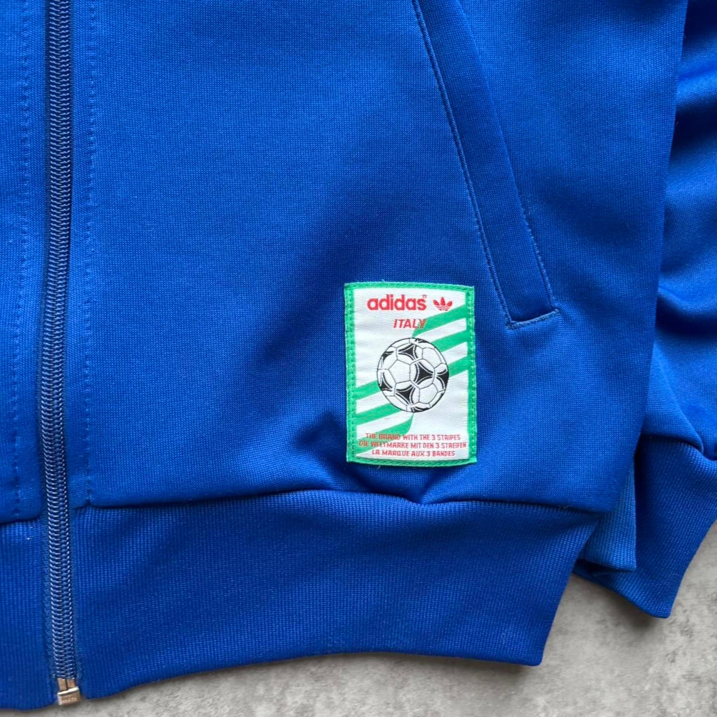 Adidas Italia Jacket Blue (XS)