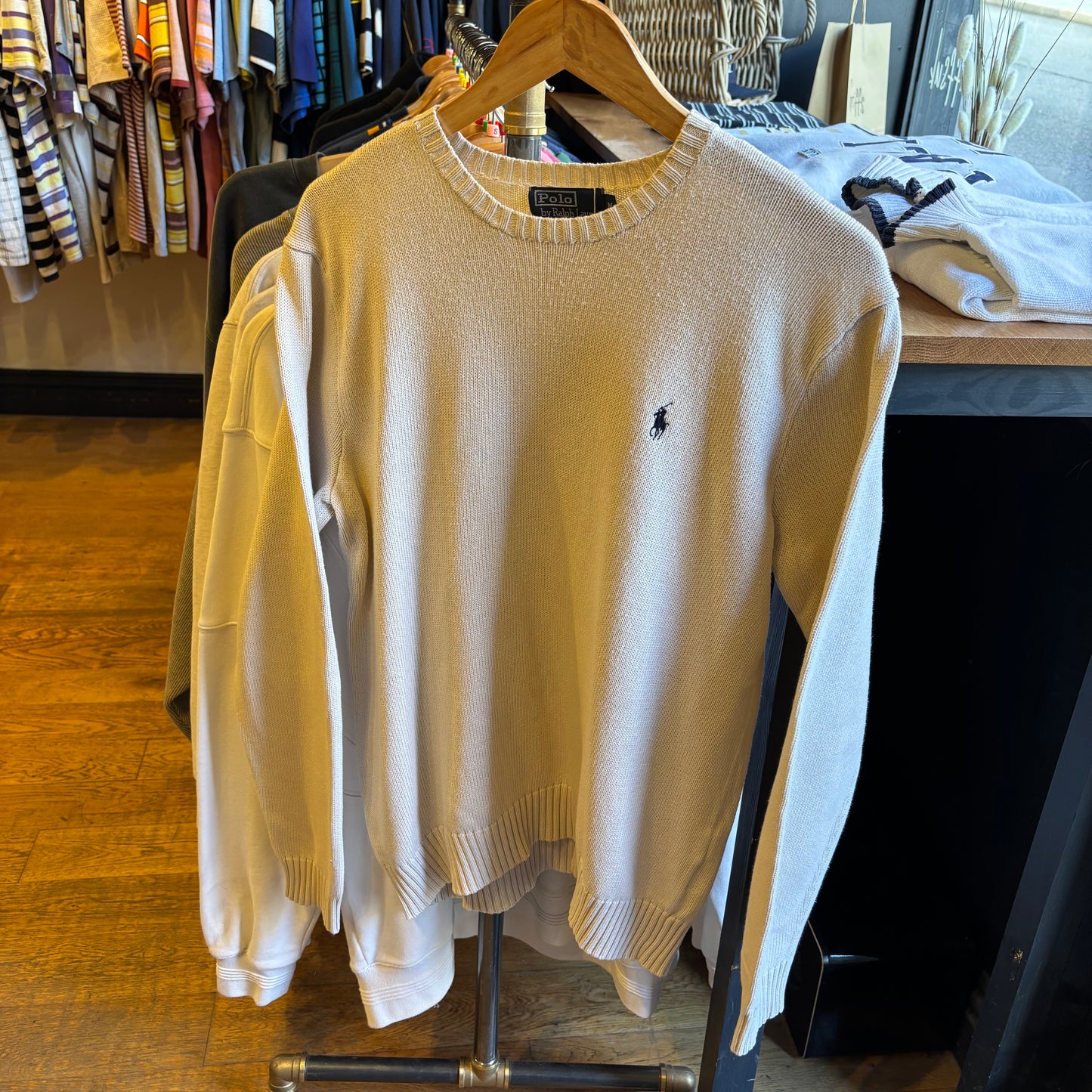 Ralph Lauren Pullover Knit Jumper Cream (Medium)