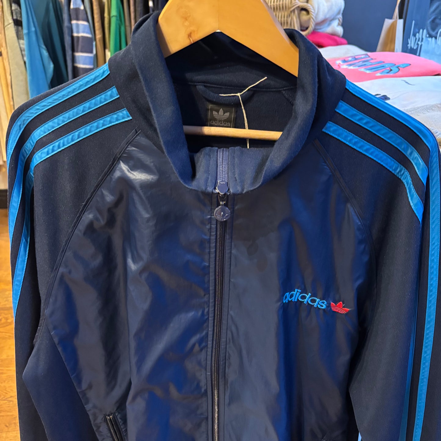 Adidas Zip Up Track Jacket Navy (XXL)
